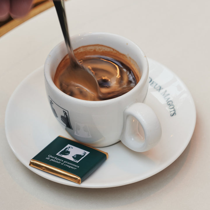 Tasse à café et sa soucoupe (lot de 4)