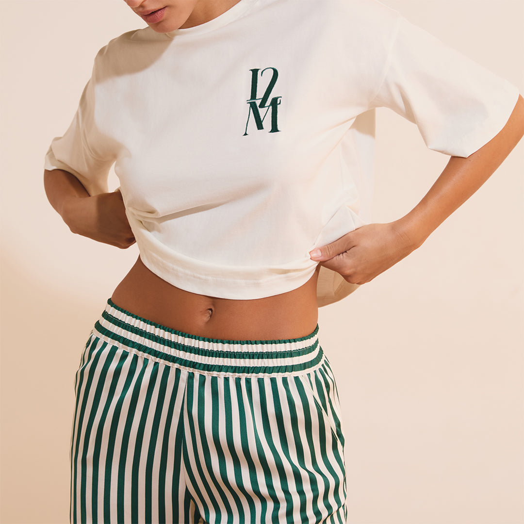 T-shirt en coton monogrammé - Etam x Les Deux Magots