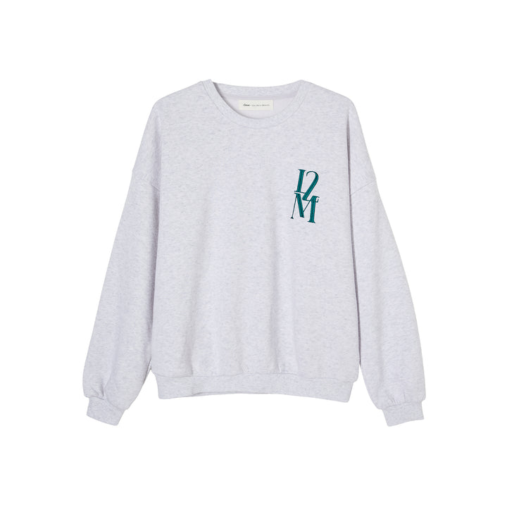 Sweatshirt en coton monogrammé - Etam x Les Deux Magots