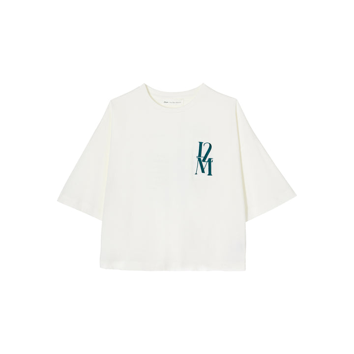 T-shirt en coton monogrammé - Etam x Les Deux Magots