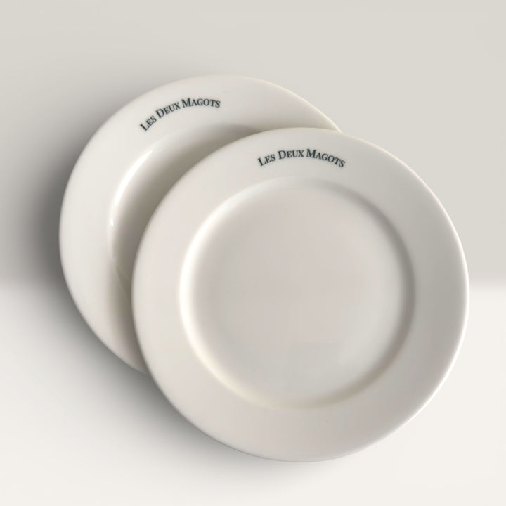 Assiette Les Deux Magots (lot de 2)