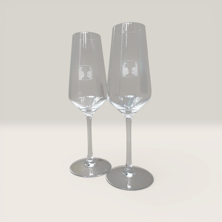 Champagne flutes (set of 2)