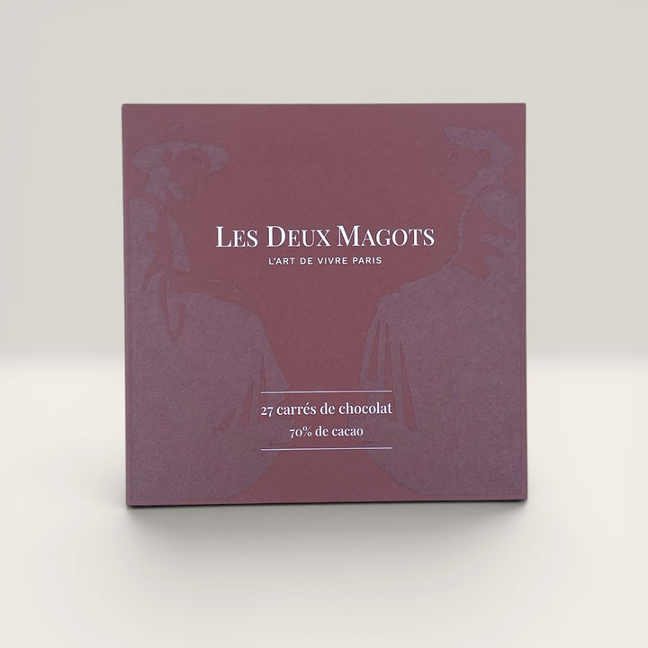 Boîte fourreau napolitain (27 carrés de chocolat)