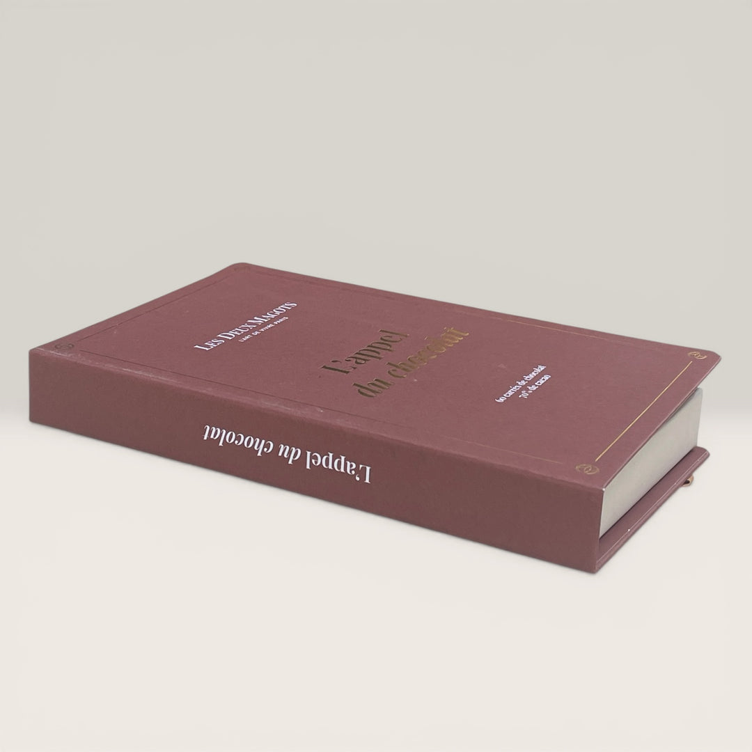 Boîte livre napolitain (60 carrés de chocolat)